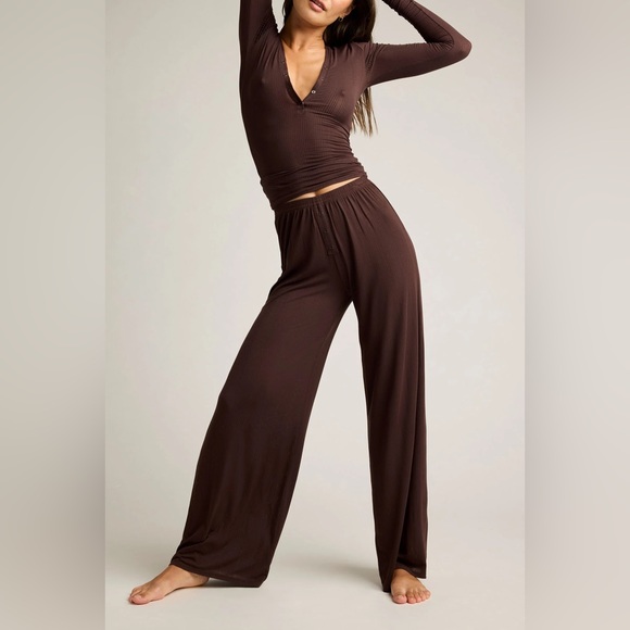 NEGATIVE UNDERWEAR WHIPPED HENLEY IN ESPRESSO - Picture 7 of 7